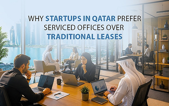 Why Startups in Qatar Prefer Serviced Offices Over Traditional Leases