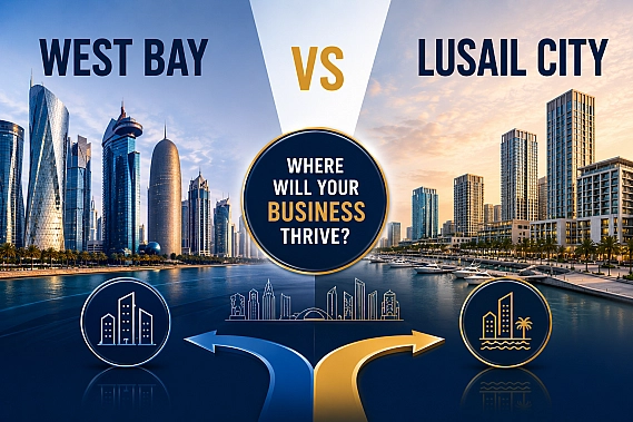 Lusail vs West Bay: Which Area is Best for Your Business in Qatar?