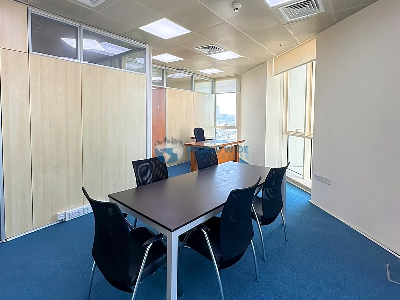 148 SQM Furnished Office for Rent in West Bay – Prime Location at Best Price