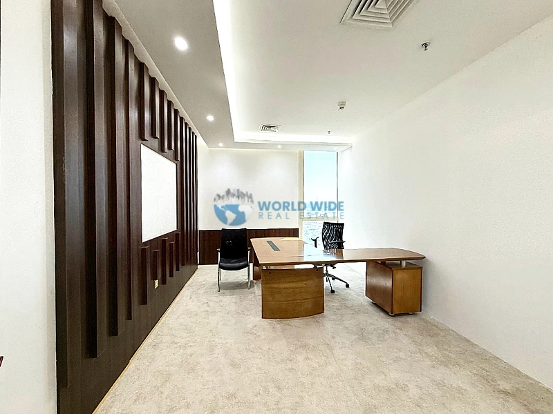 Fully Furnished office for rent in west bay | 1 month grace period