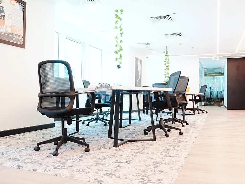 QFC Approved Desk Space with a view.