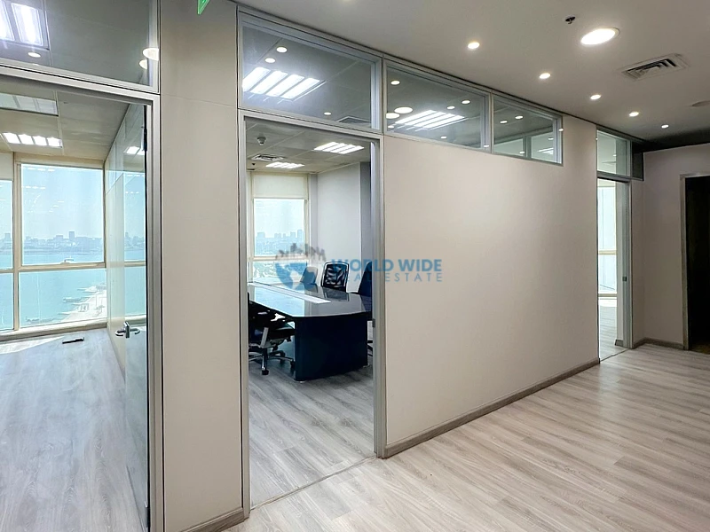 230 SQM Fitted & Furnished Office for Rent in West Bay