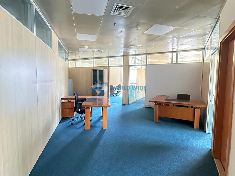 148 SQM Furnished Office for Rent in West Bay – Prime Location at Best Price