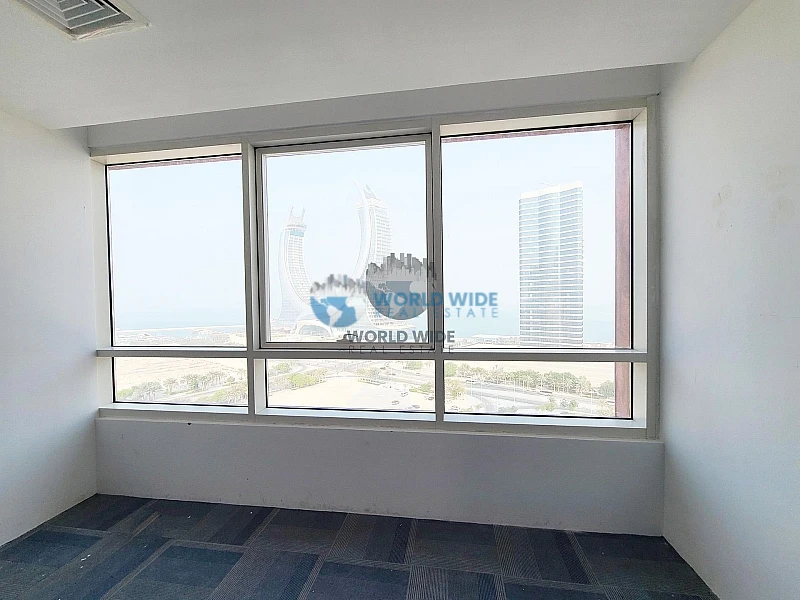 Semi Fitted Open Space Office For Rent In Lusail