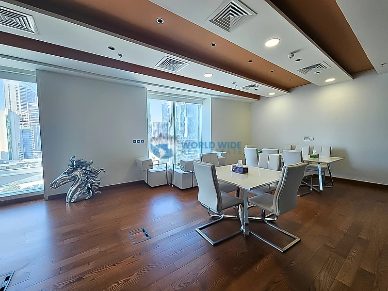 Semi-Furnished 1080 sqm Office for Rent in West Bay,
