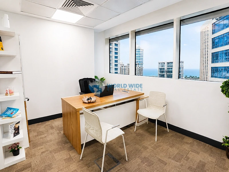 11 SQM Sea View Office | Prime West Bay Business Address
