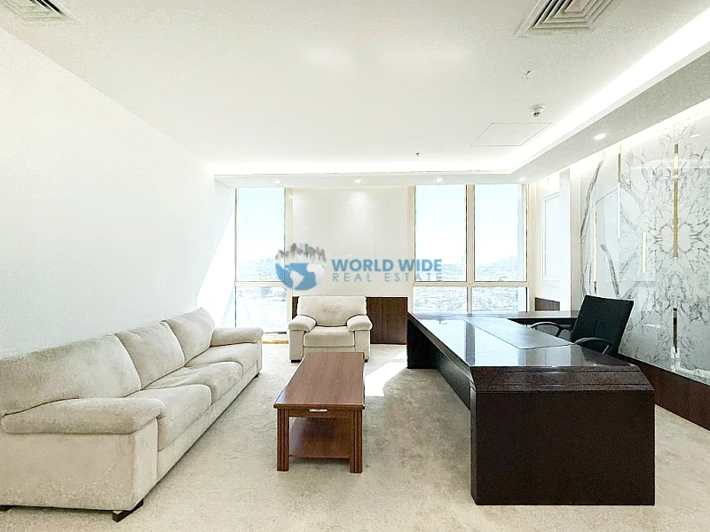 Fully Furnished office for rent in west bay | 1 month grace period