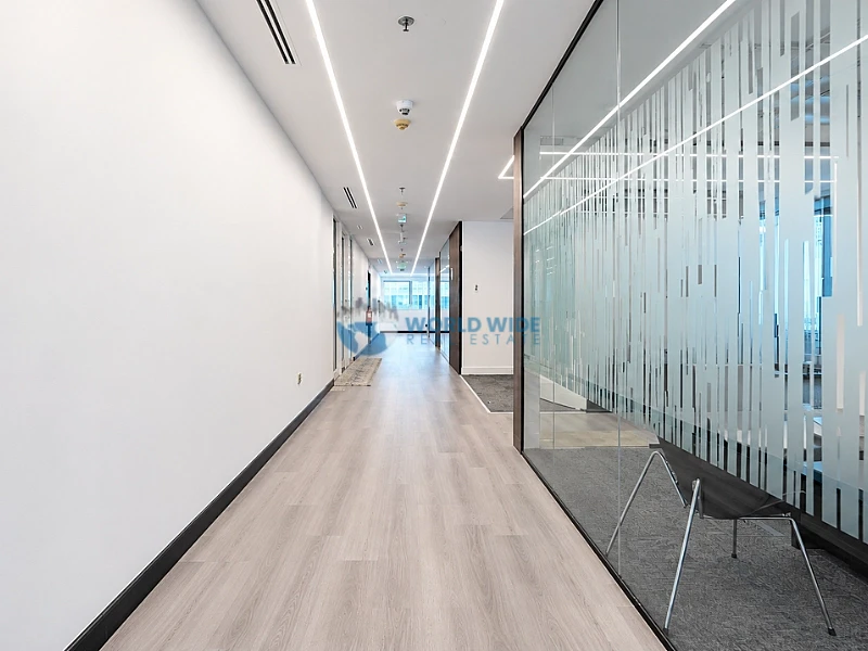 Premium Fully Furnished Half-Floor Office with Sea & Doha Skyline Views