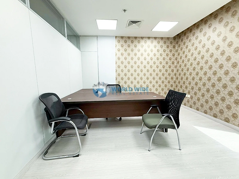  Fully furnished office for rent in west bay with 1 month grace period