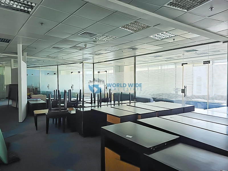 Semi-Furnished 1080 sqm Office for Rent in West Bay,