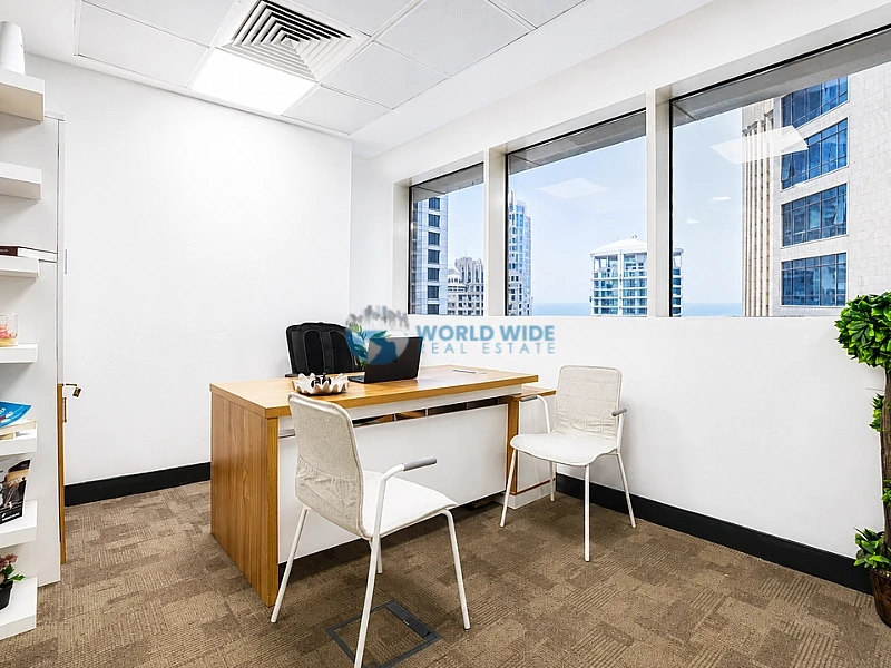 11 SQM Sea View Office | Prime West Bay Business Address