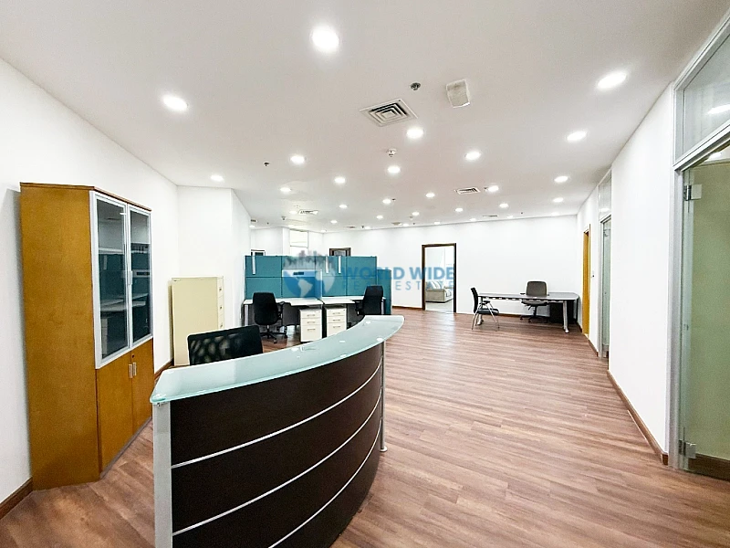 Fully Furnished office for rent in west bay | 1 month grace period