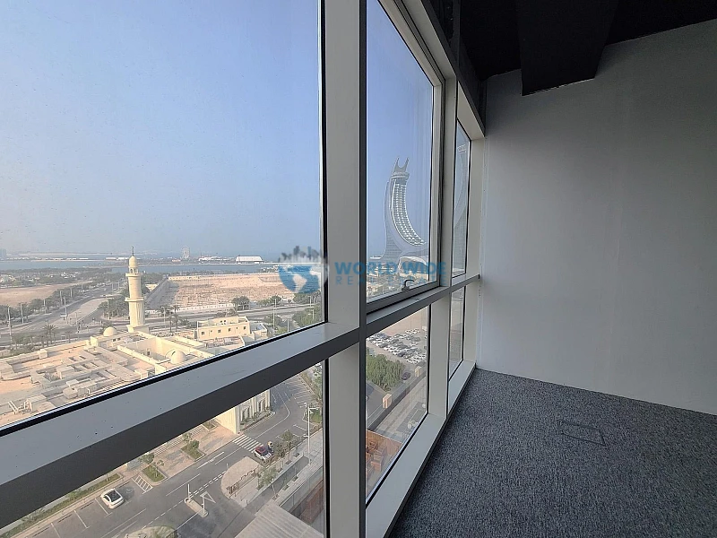 Fitted Sea View office For Rent In Lusail Marina