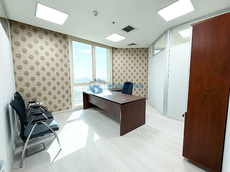  Fully furnished office for rent in west bay with 1 month grace period