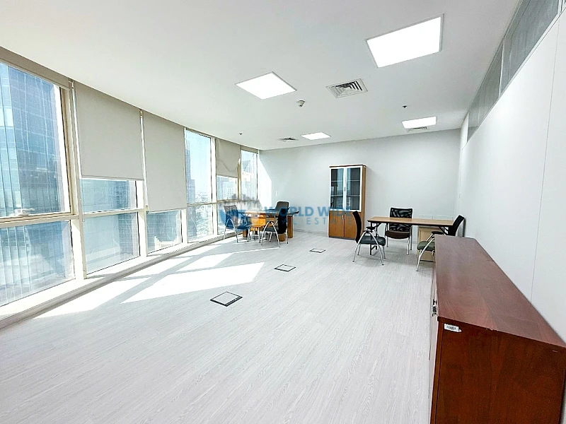  Fully furnished office for rent in west bay with 1 month grace period