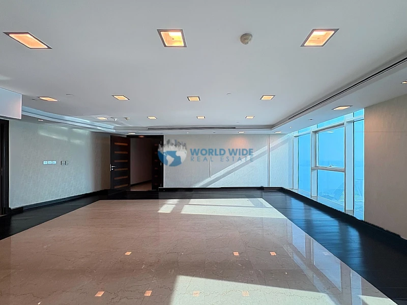 Premium 800 SQM Full-Floor Office with Stunning Sea Views in West Bay