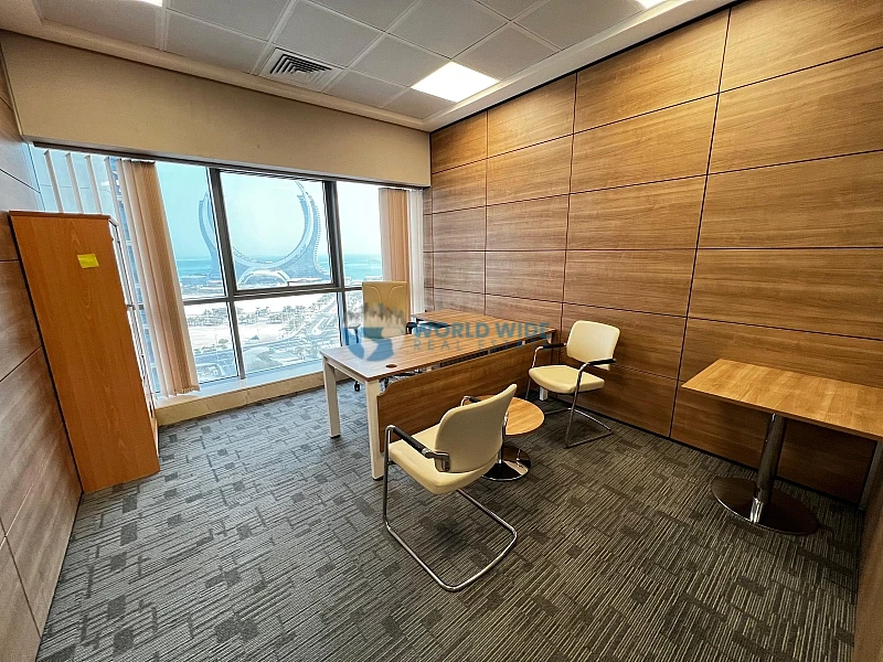 Modern Fully Furnished 810 sqm Office for Rent in Lusail Marina