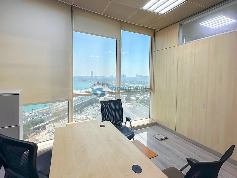 230 SQM Fitted & Furnished Office for Rent in West Bay