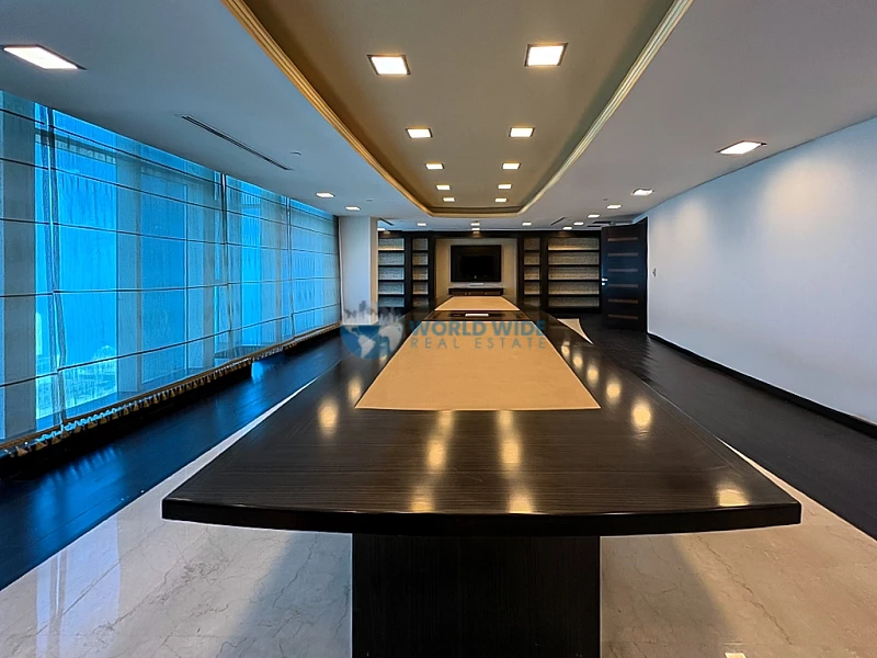 Premium 800 SQM Full-Floor Office with Stunning Sea Views in West Bay