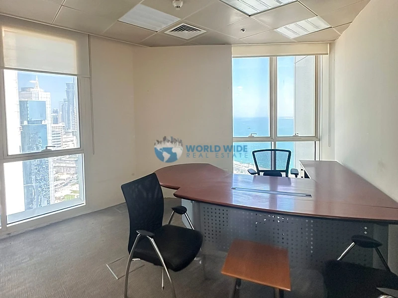 225 SQM Fitted & Furnished Office for Rent in West Bay