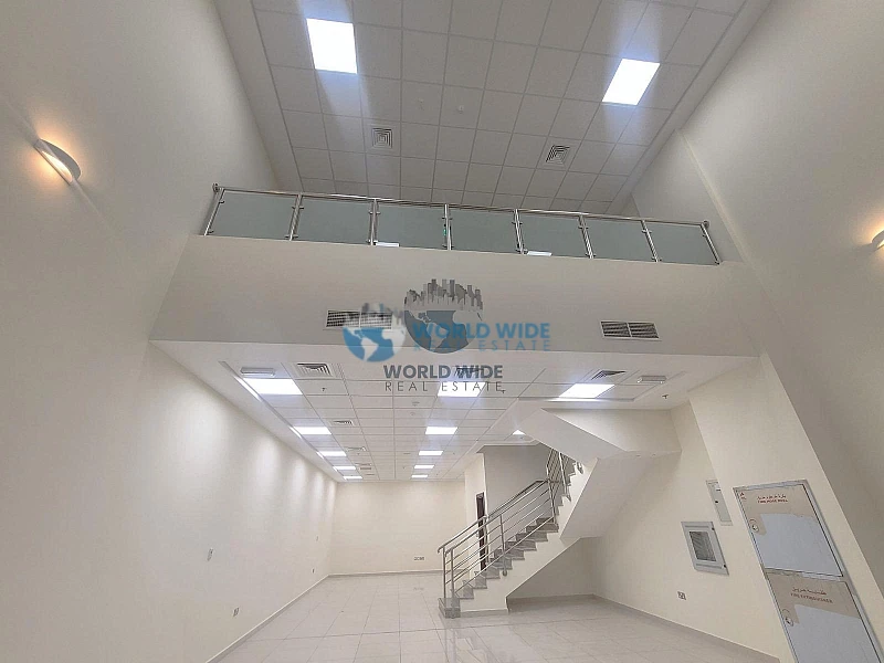 150 sqm shop with mezzanine for rent in Doha