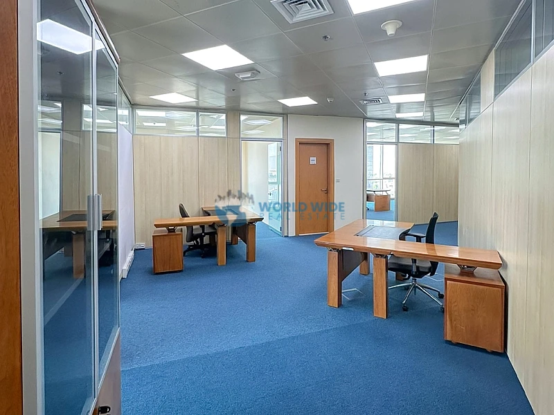 148 SQM Furnished Office for Rent in West Bay – Prime Location at Best Price