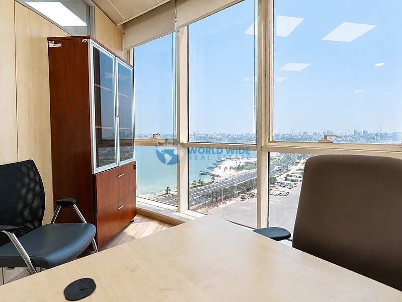 Fully fitted office space for rent in west Bay | Sea view