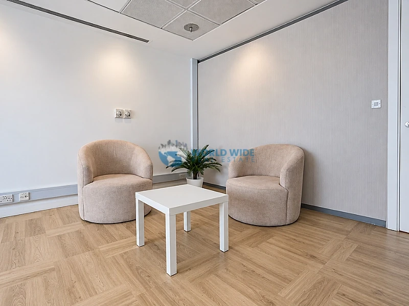 Premium Fully Furnished Half-Floor Office with Sea & Doha Skyline Views