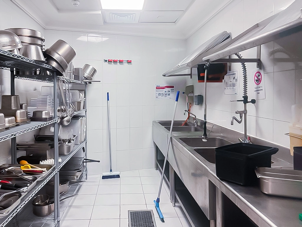 650 SQM Commercial Central Kitchen for Rent in Bin Mahmoud