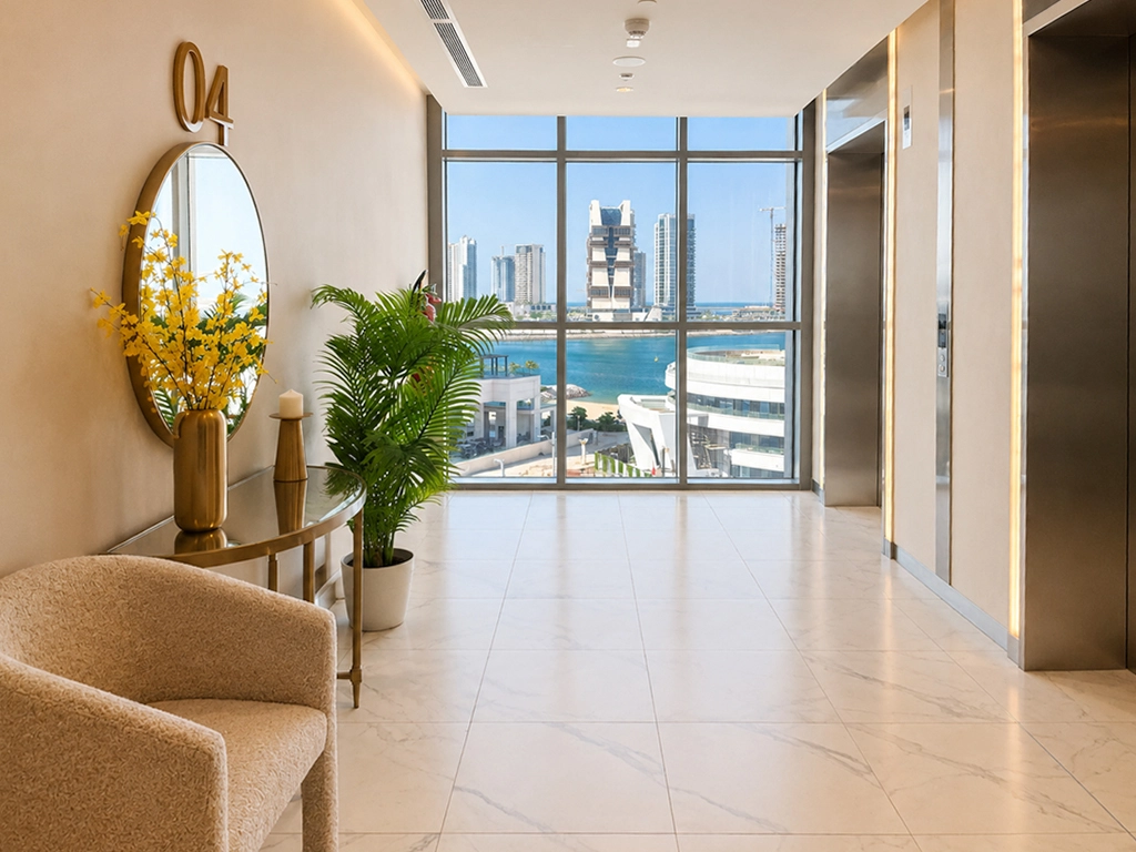 Stunning Sea View 2BR + Maid’s Room | Lusail