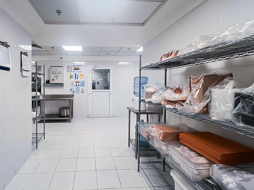 650 SQM Commercial Central Kitchen for Rent in Bin Mahmoud