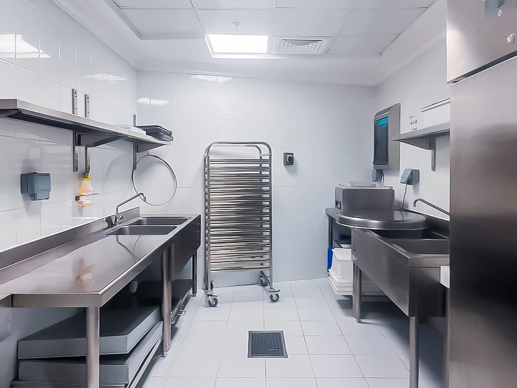 650 SQM Commercial Central Kitchen for Rent in Bin Mahmoud