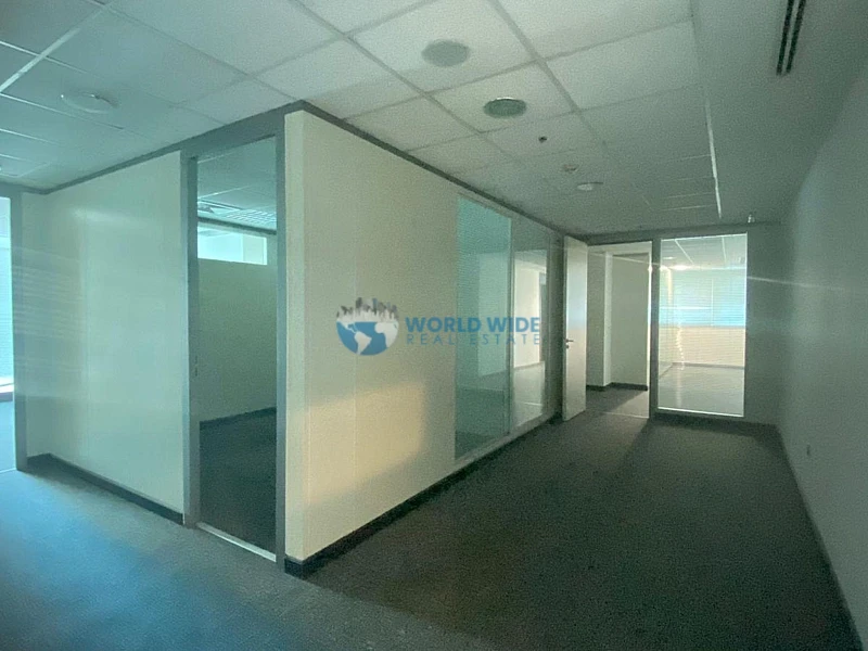 Fully fitted office spaces with scenic sea views, available in multiple sizes.