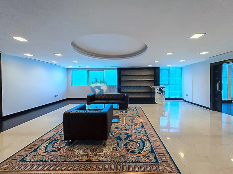 Premium 800 SQM Full-Floor Office with Stunning Sea Views in West Bay