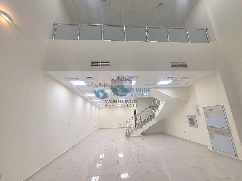 150 sqm shop with mezzanine for rent in Doha