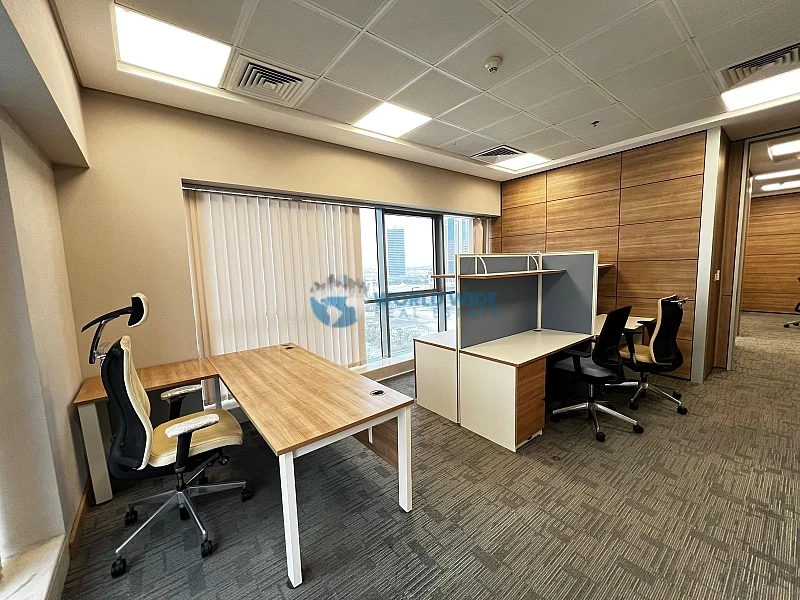 Fully Furnished 150 sqm Office for Rent in Lusail Marina