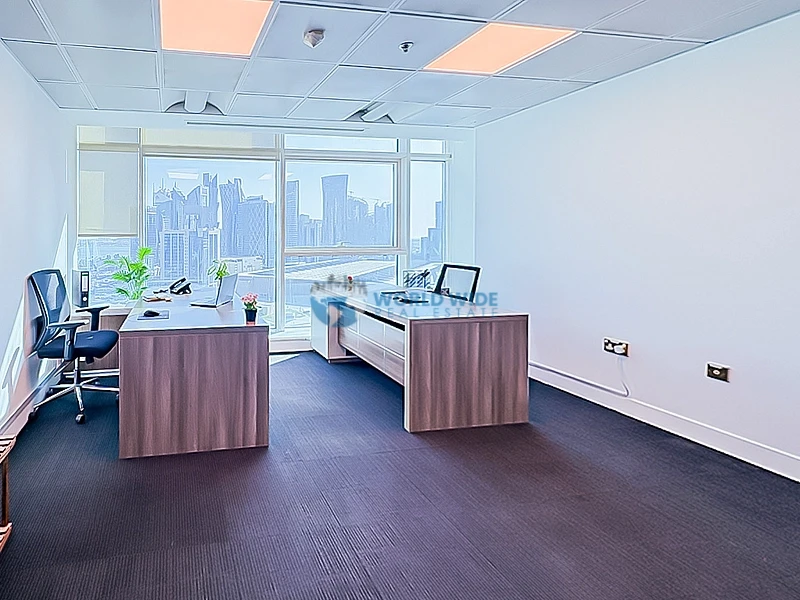 Spacious 22 SQM Serviced Office in West Bay | Bills Included