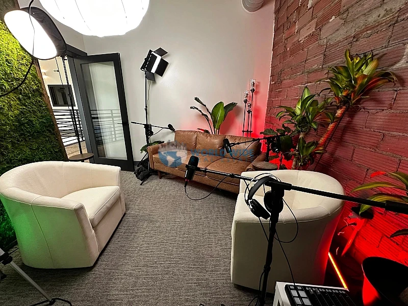Podcast Studio for Rent | Video & Content Creation Studio
